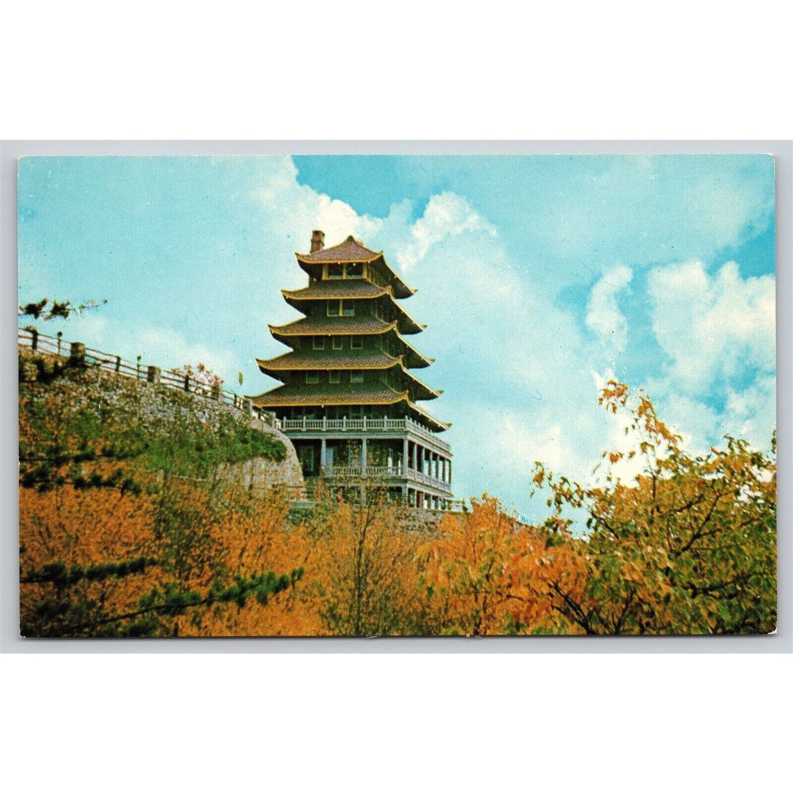 Postcard PA Reading Pagoda Mount Penn Duryea Drive