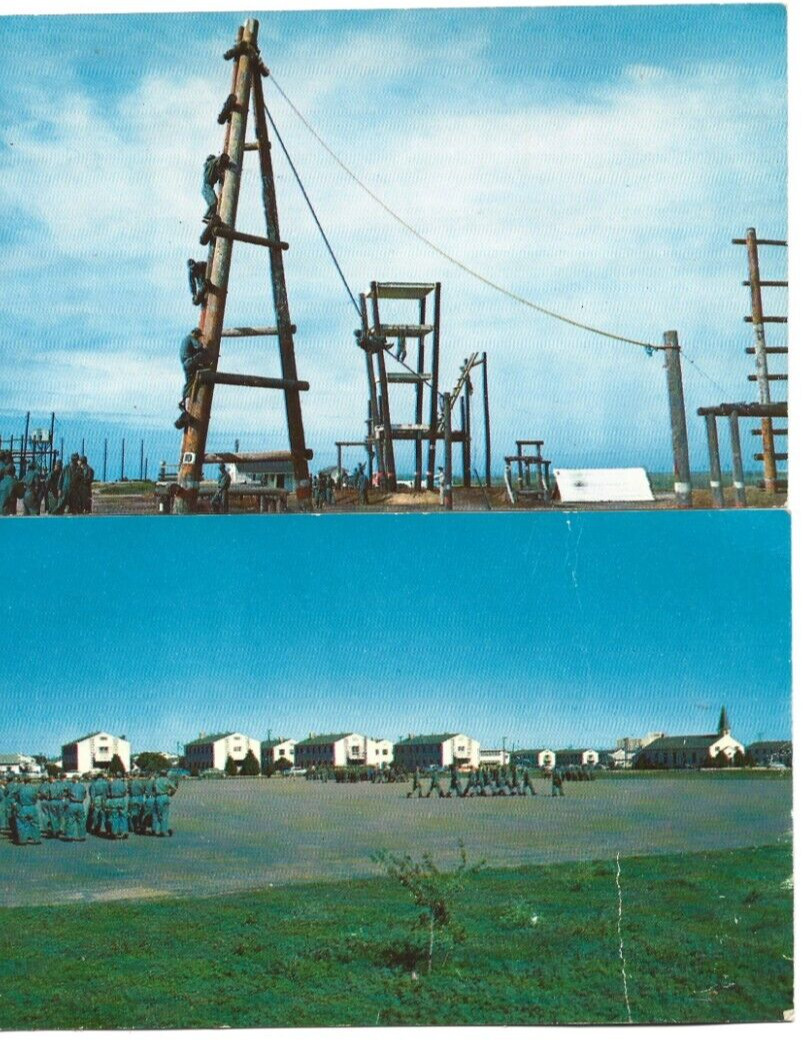 Vintage Lackland Air Force Base Postcards Unused 2 Cards