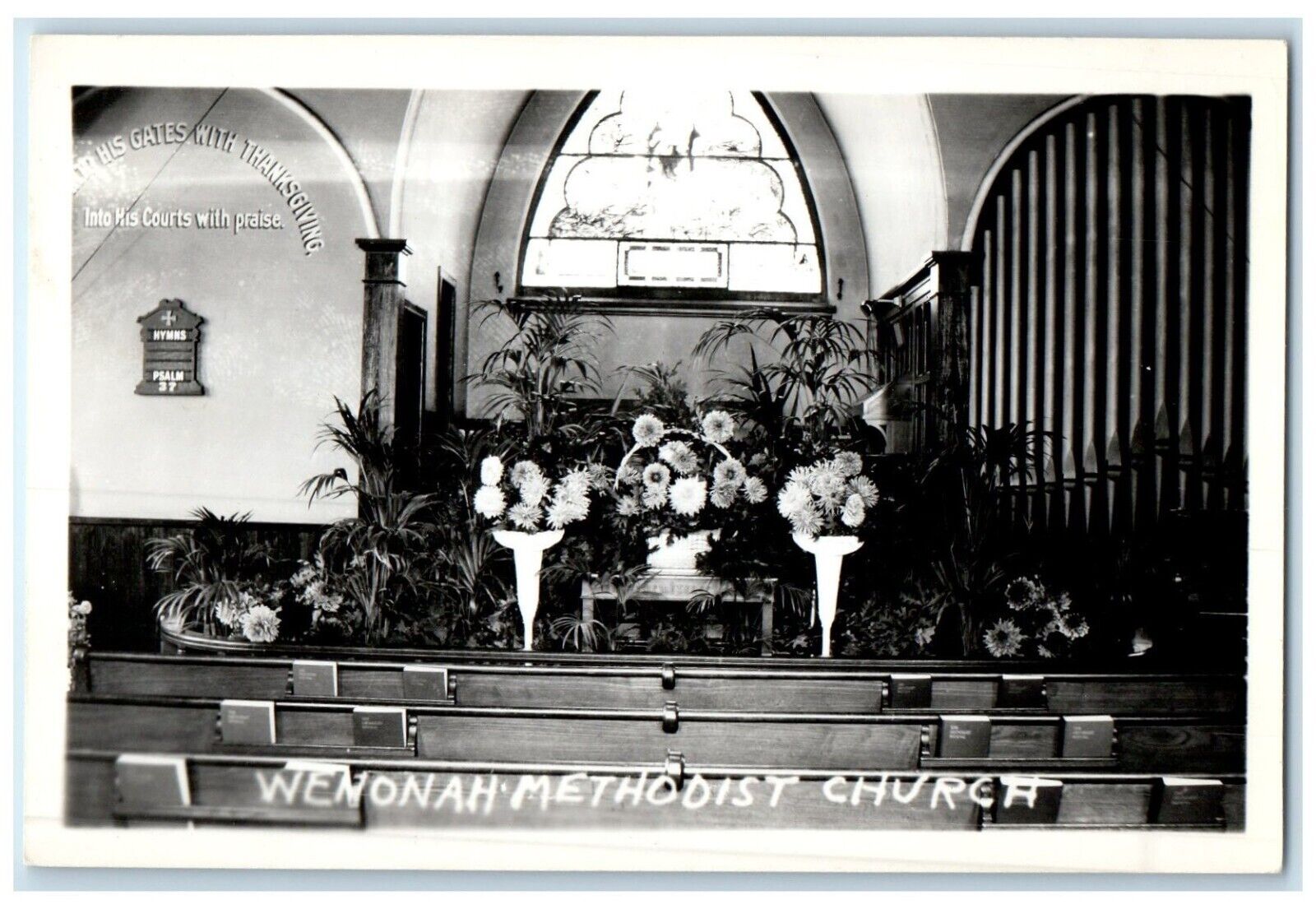 c1940\'s Wenona Methodist Church Wenona New Jersey NJ RPPC Photo Vintage Postcard