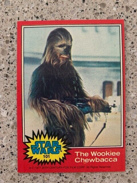 CHEWBACCA THE WOOKIE STAR WARS RED SERIES TWO CARD #101 PETER MAYHEW