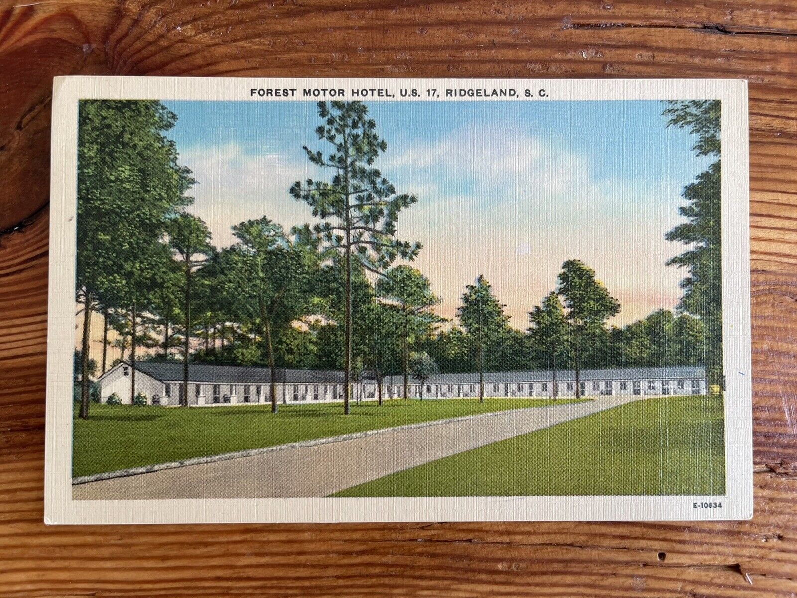Forest Motor Hotel, Ridgeland, SC - Vintage Postcard