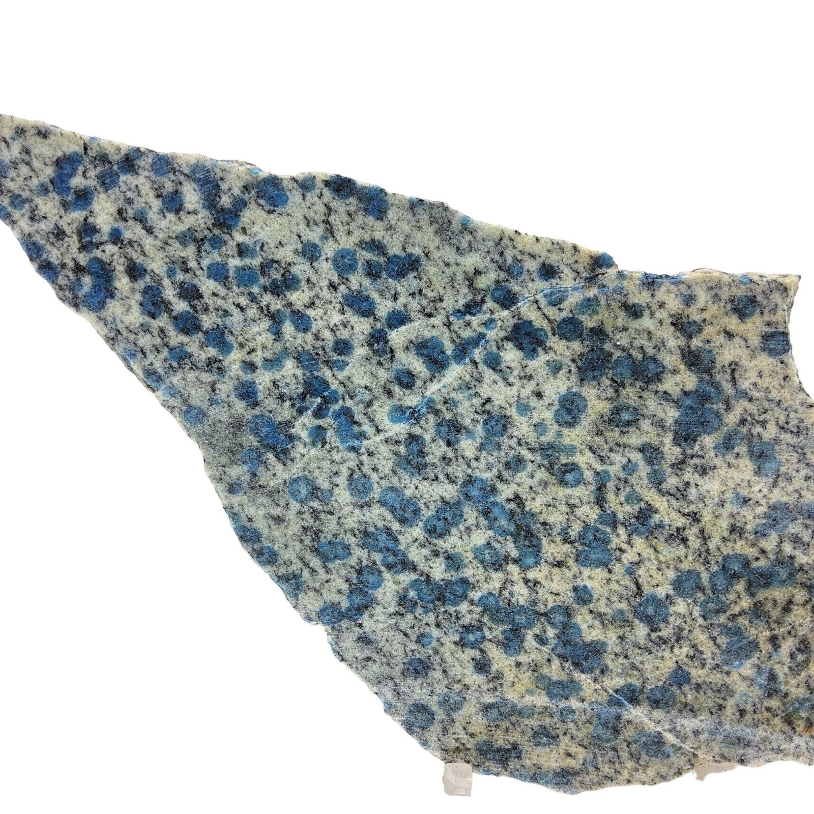 K2 Azurite, slab, cabbing rough, gemstone, display lapidary, blue, #R-6073