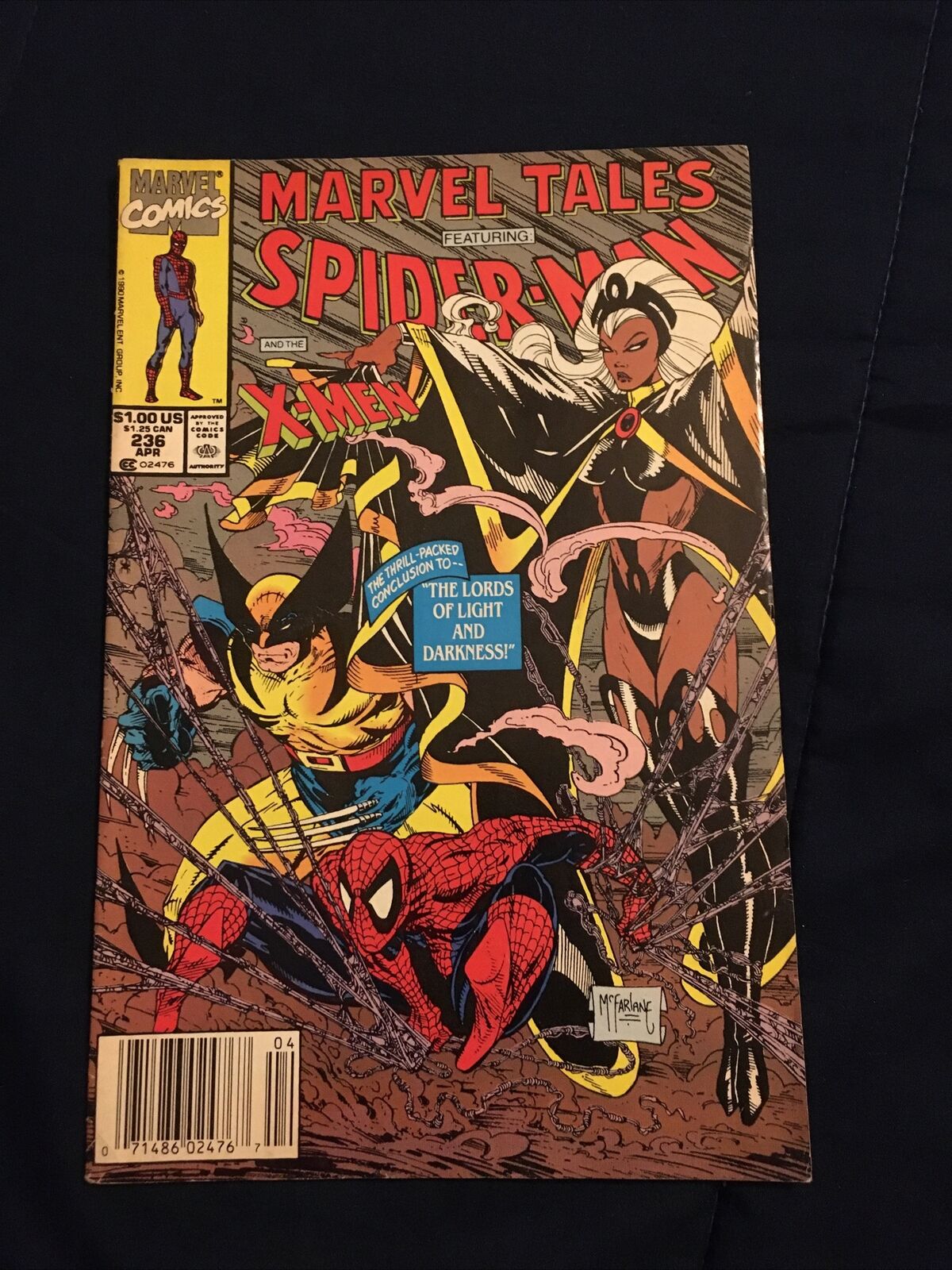 Marvel Tales #236 McFarlane Spider-Man X-Men Cover Newsstand Marvel Comics 1999