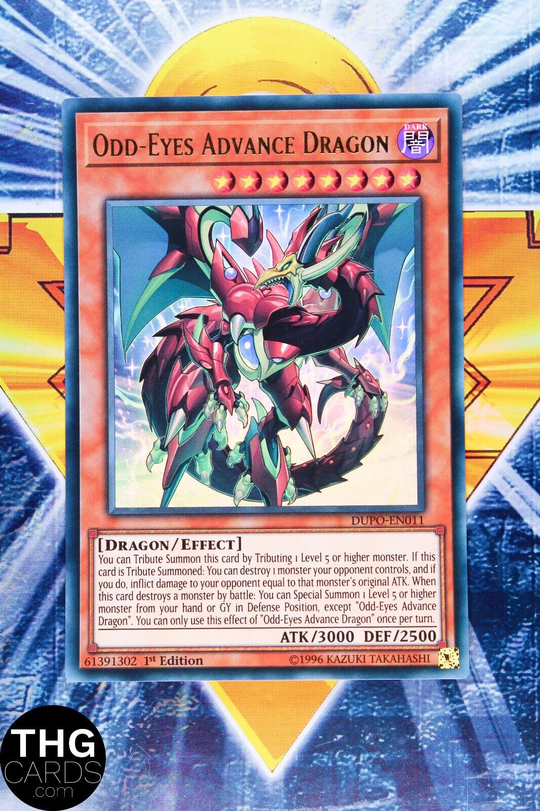 Odd-Eyes Advance Dragon DUPO-EN011 1st Edition Ultra Rare Yugioh Card