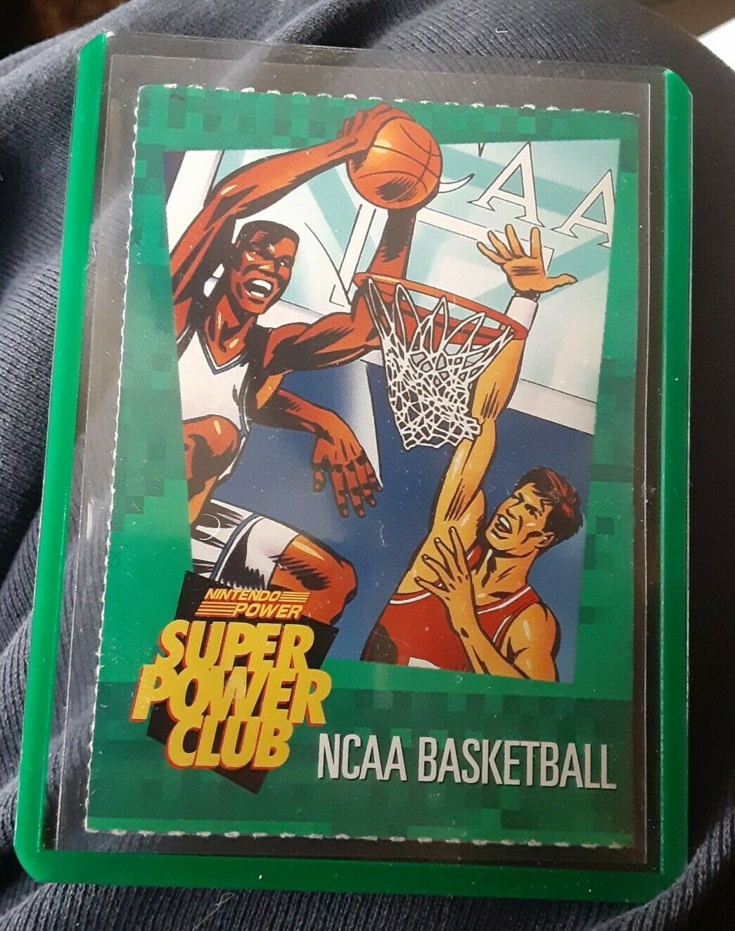 Super Power Club - Nintendo Power 1992 NCAA BASKETBALL NBA Trading Card RARE 🏀