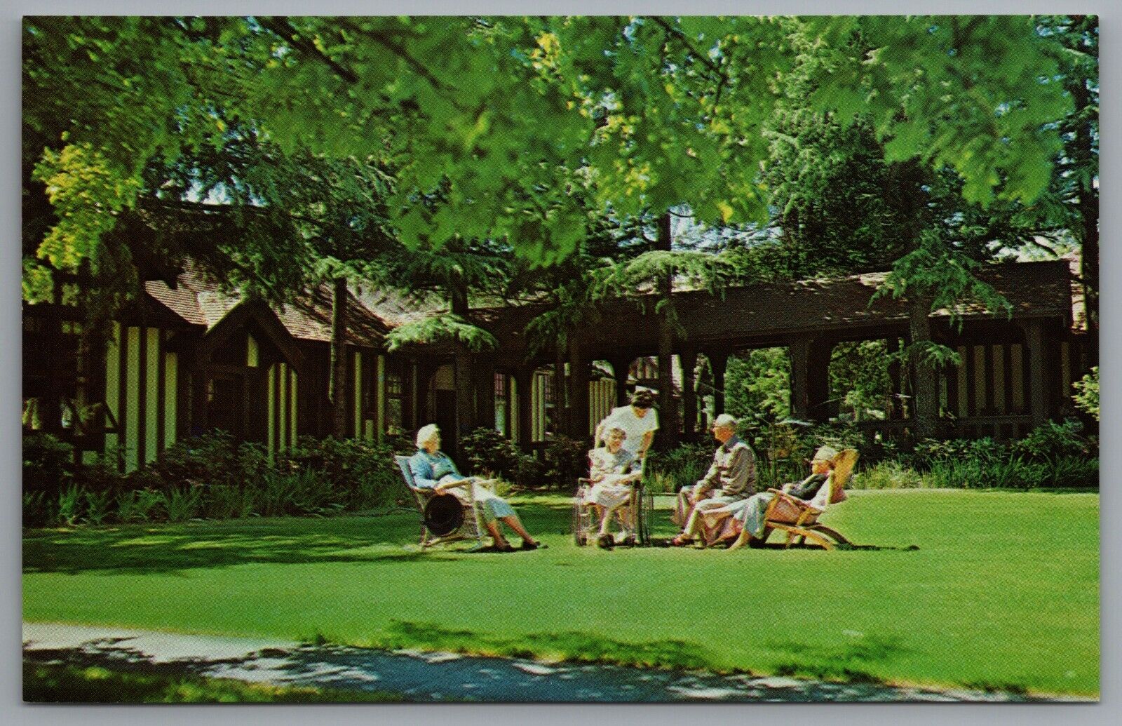 Seattle WA King\'s Crest Apartments King\'s Garden Senior Citizens c1963 Postcard