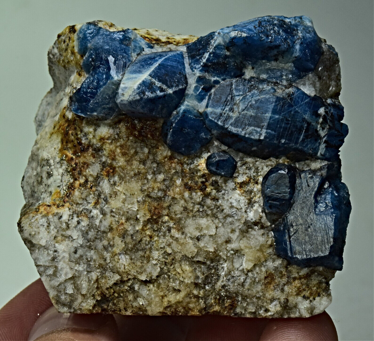 210 Gram Rare Fluorescent Afghanite Crystals w/ Wernerite Scapolite & Calcite