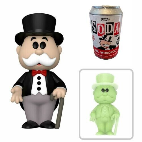 Funko Vinyl Soda Mr. Monopoly (IE) LE8000 Sealed Chance for Chase
