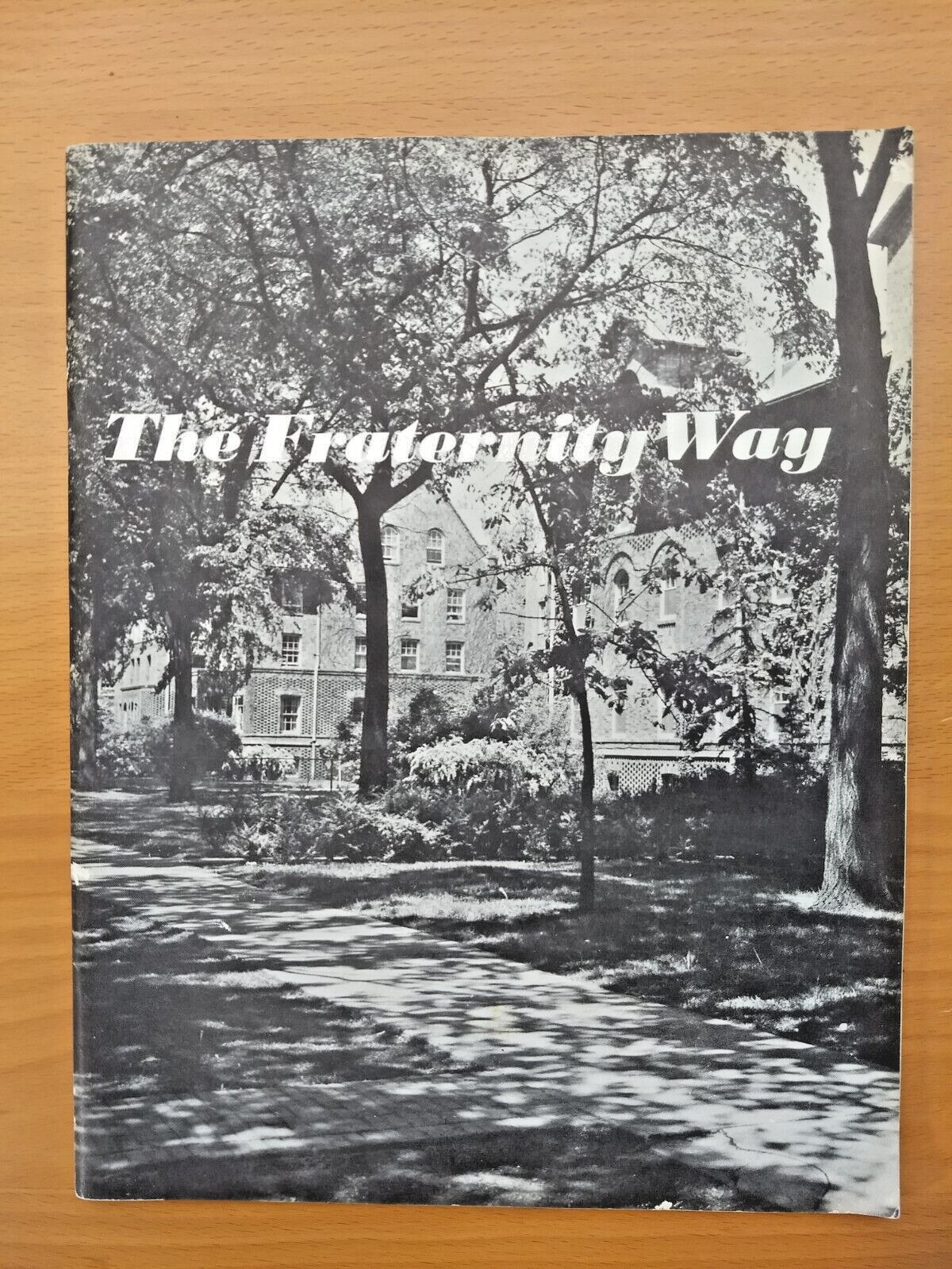 The Fraternity Way, Northwestern University, 1960, Paper Cover Booklet