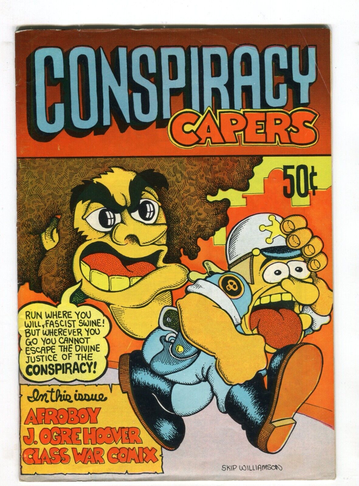CONSPIRACY CAPERS  VG/F  Skip Williamson Jay Lynch Abbie Hoffman Chicago 7
