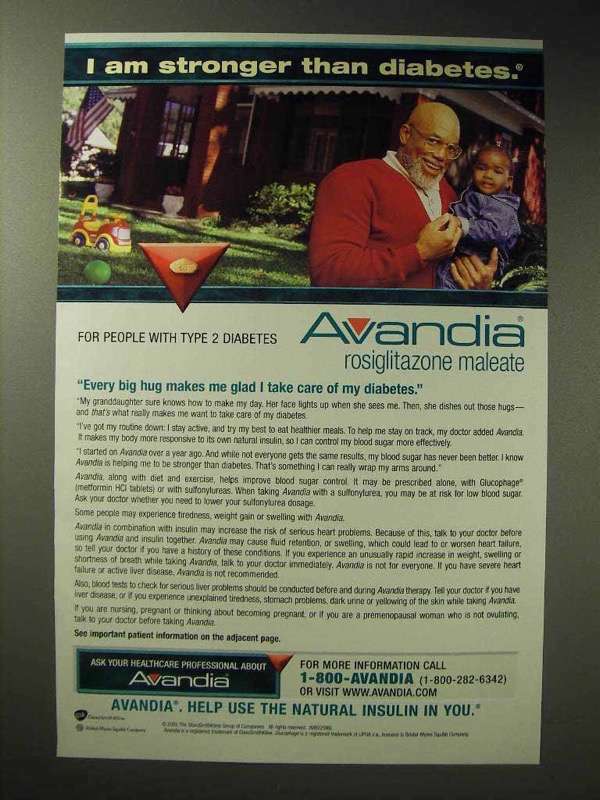 2002 GlaxoSmithKline Avandia Ad - Diabetes