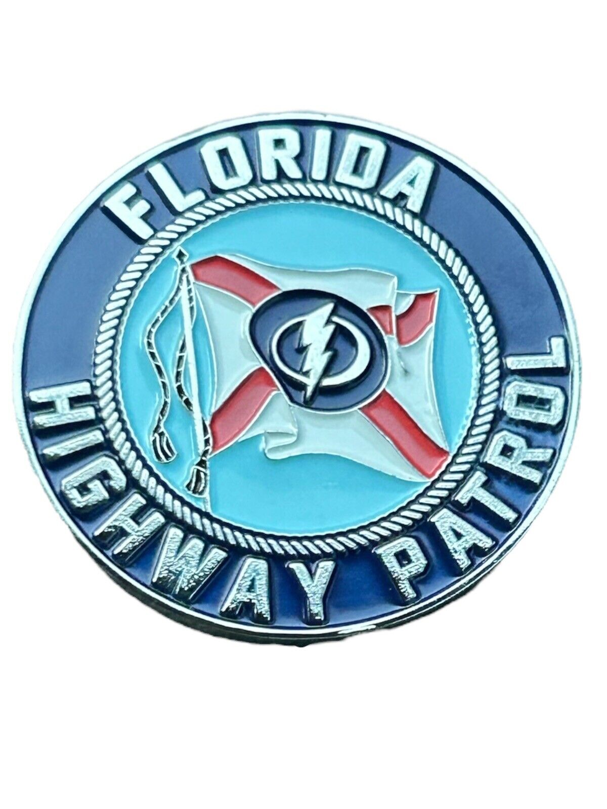Florida Highway Patrol FHP 2020 Stanley Cup Champions Challenge Coin Trooper FL