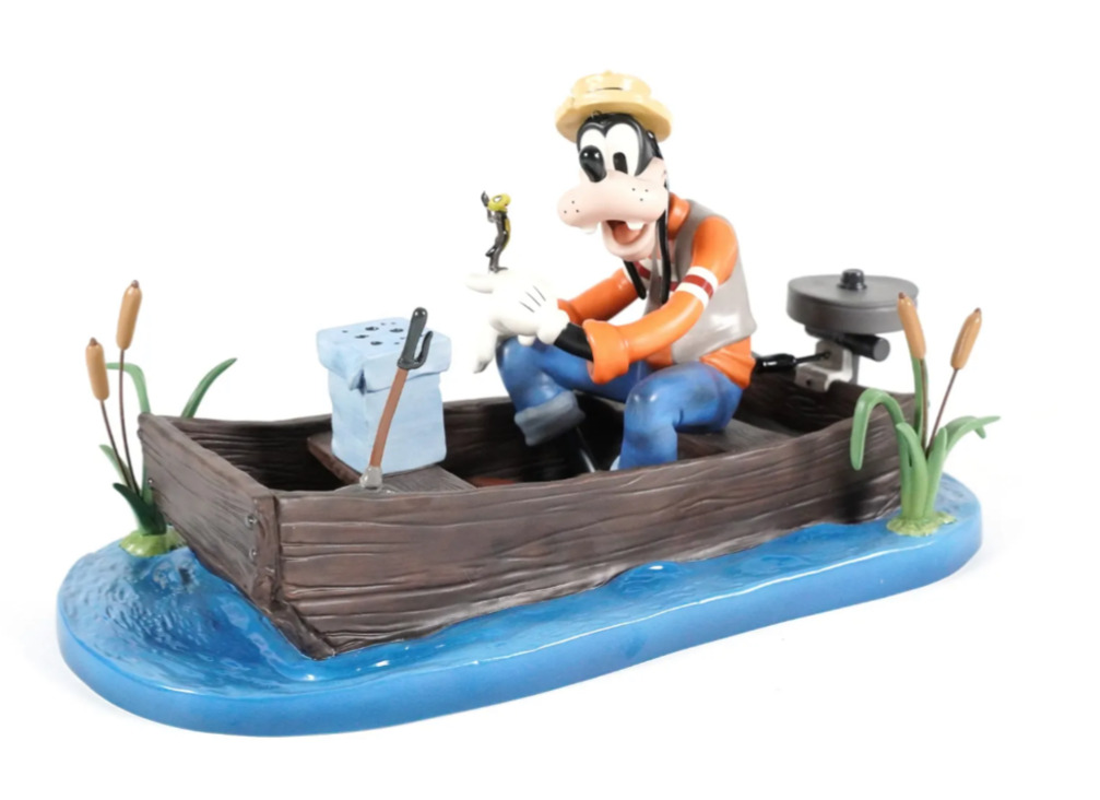 WDCC Goofy and Wilbur Fishing Follies ONE OF A KIND  Sculptures Sample