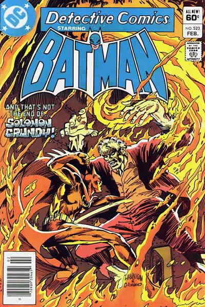 Detective Comics #523 (Newsstand) FN; DC | Batman Solomon Grundy February 1983 -