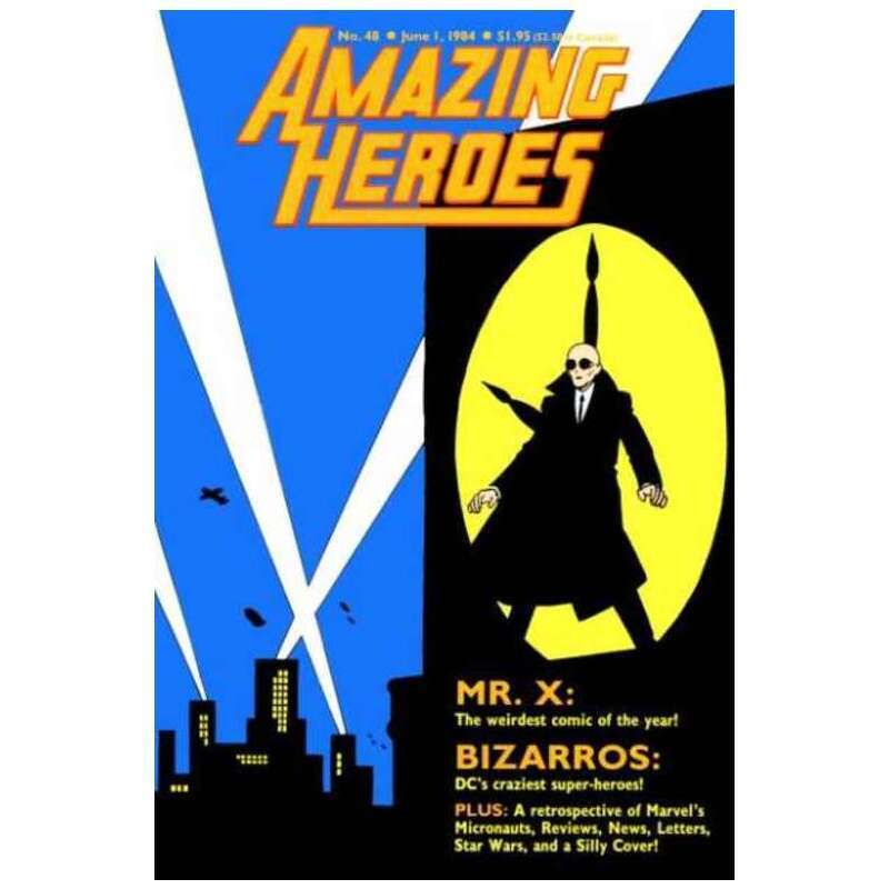 Amazing Heroes #48 Fantagraphics comics NM minus Full description below [r@