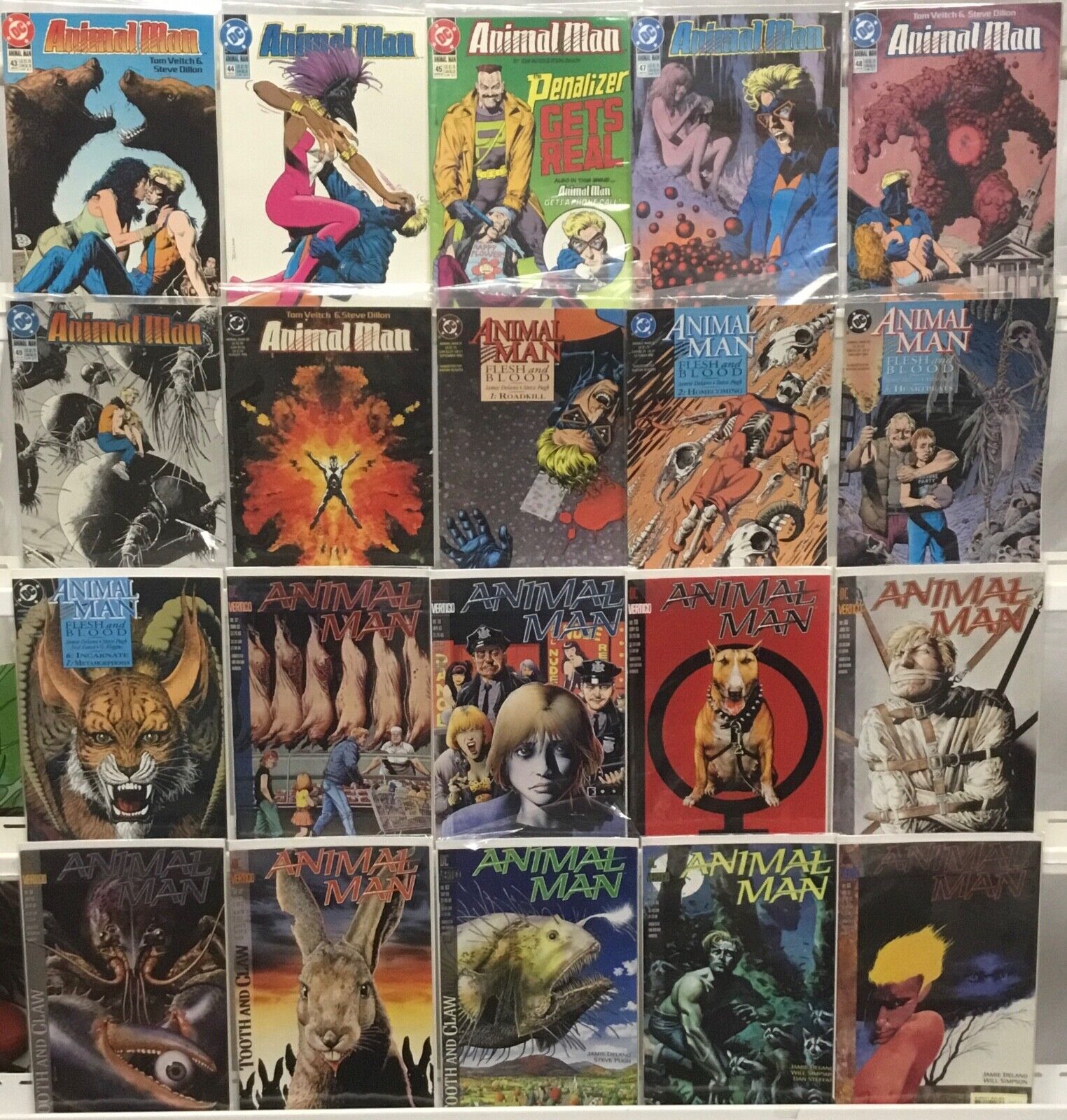 DC Comics - Animal Man 1st Series - Comic Book Lot of 20
