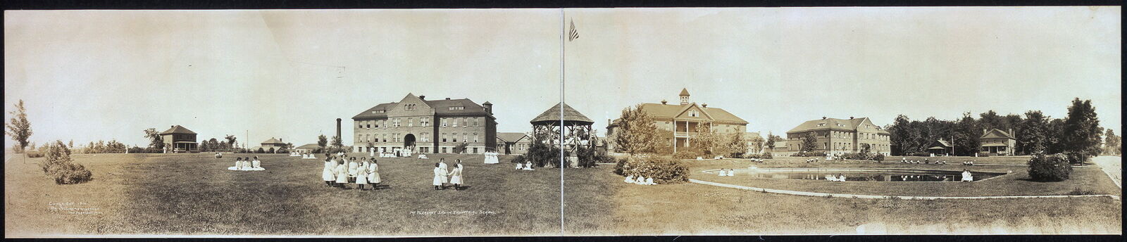 Photo:1910 Panoramic: Mt. Pleasant Indian Industrial School, Michigan