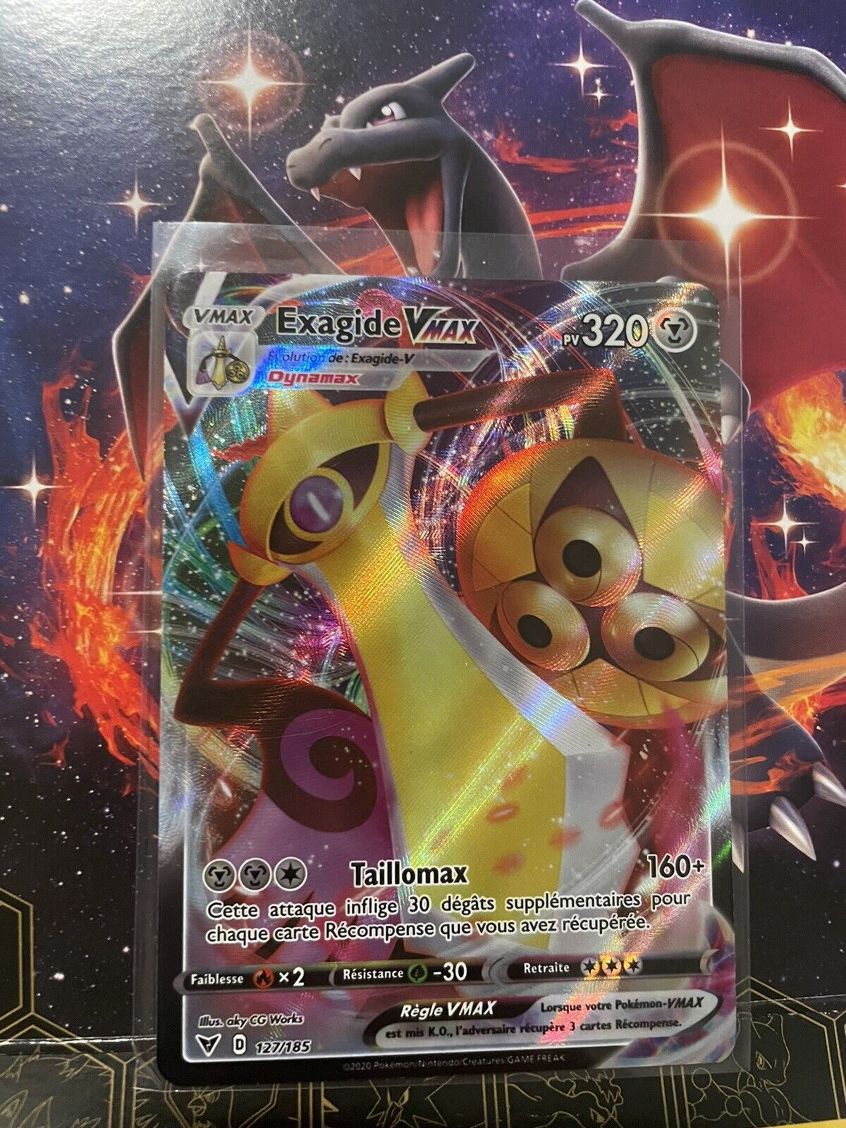 Pokemon Card: Exagide VMAX 127/185 EB04 Bright Voltage FR Ultra Rare