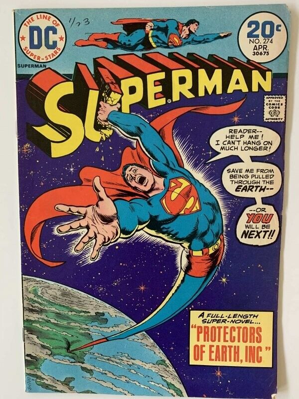 Superman #274 VG (1974)