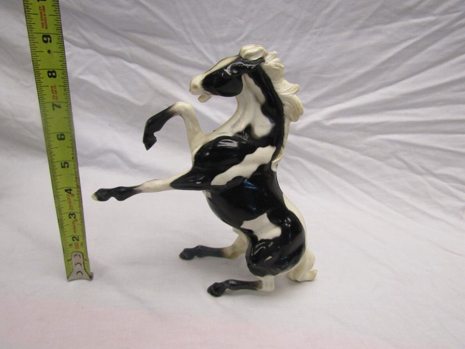 VINTAGE HARD PLASTIC HORSE HARTLAND COWBOY WESTERN TOY REARING UP TWO LEGS
