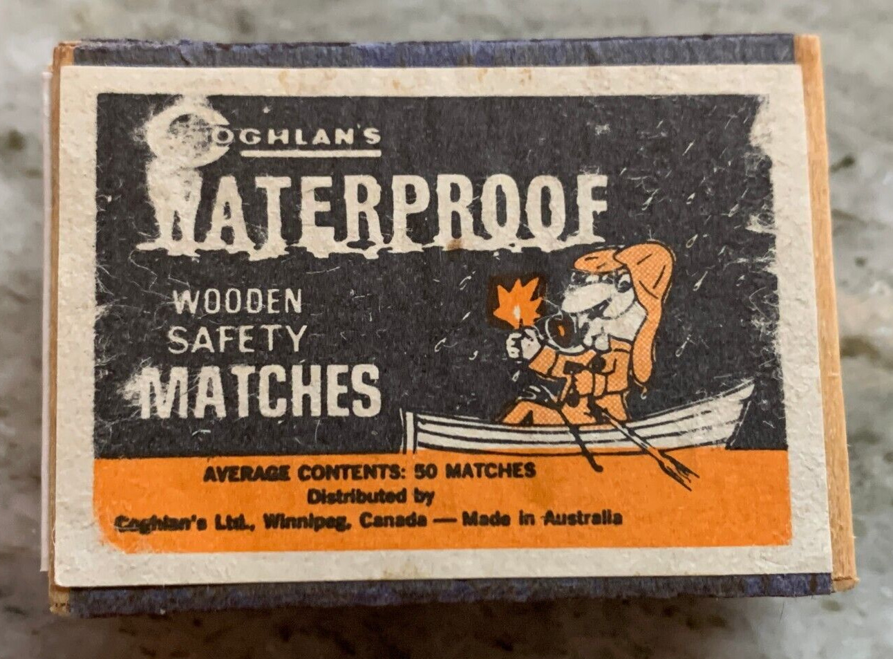 Vintage Coghlan\'s Waterproof Matches Matchbox