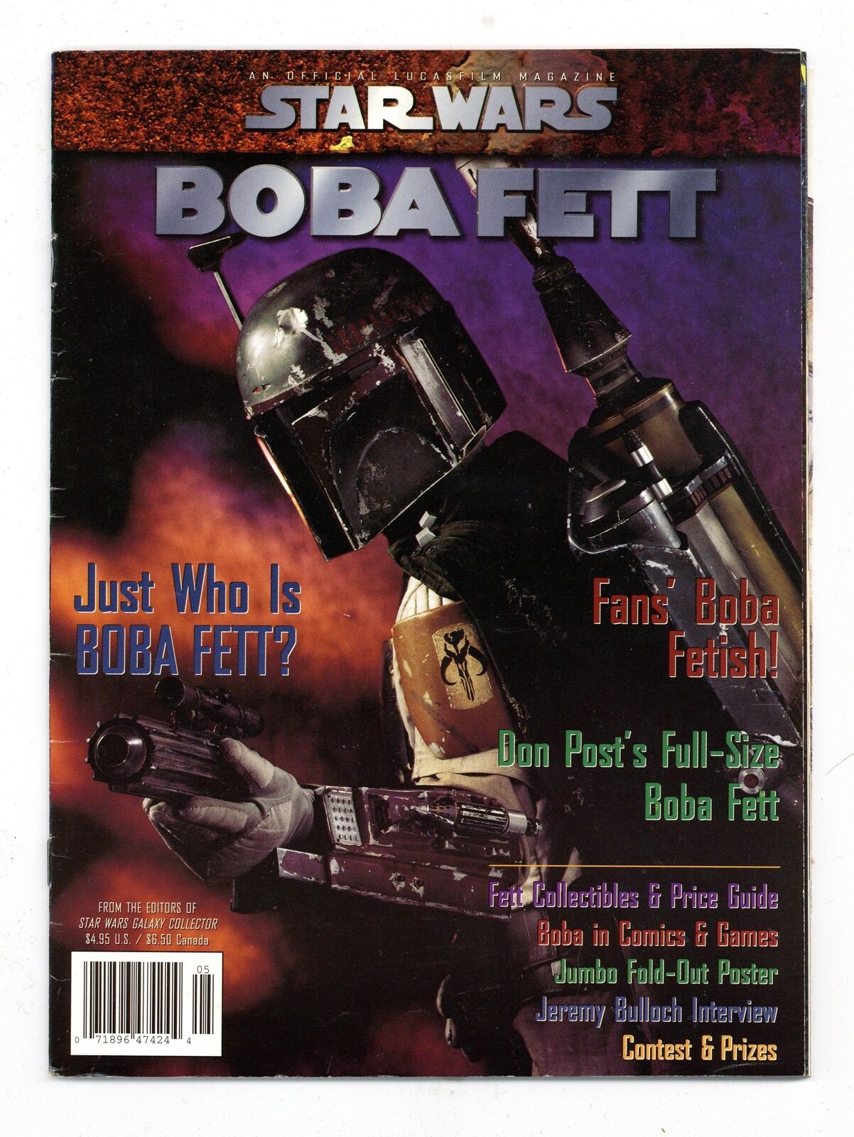 Star Wars Boba Fett Magazine #1 FN- 5.5 1998
