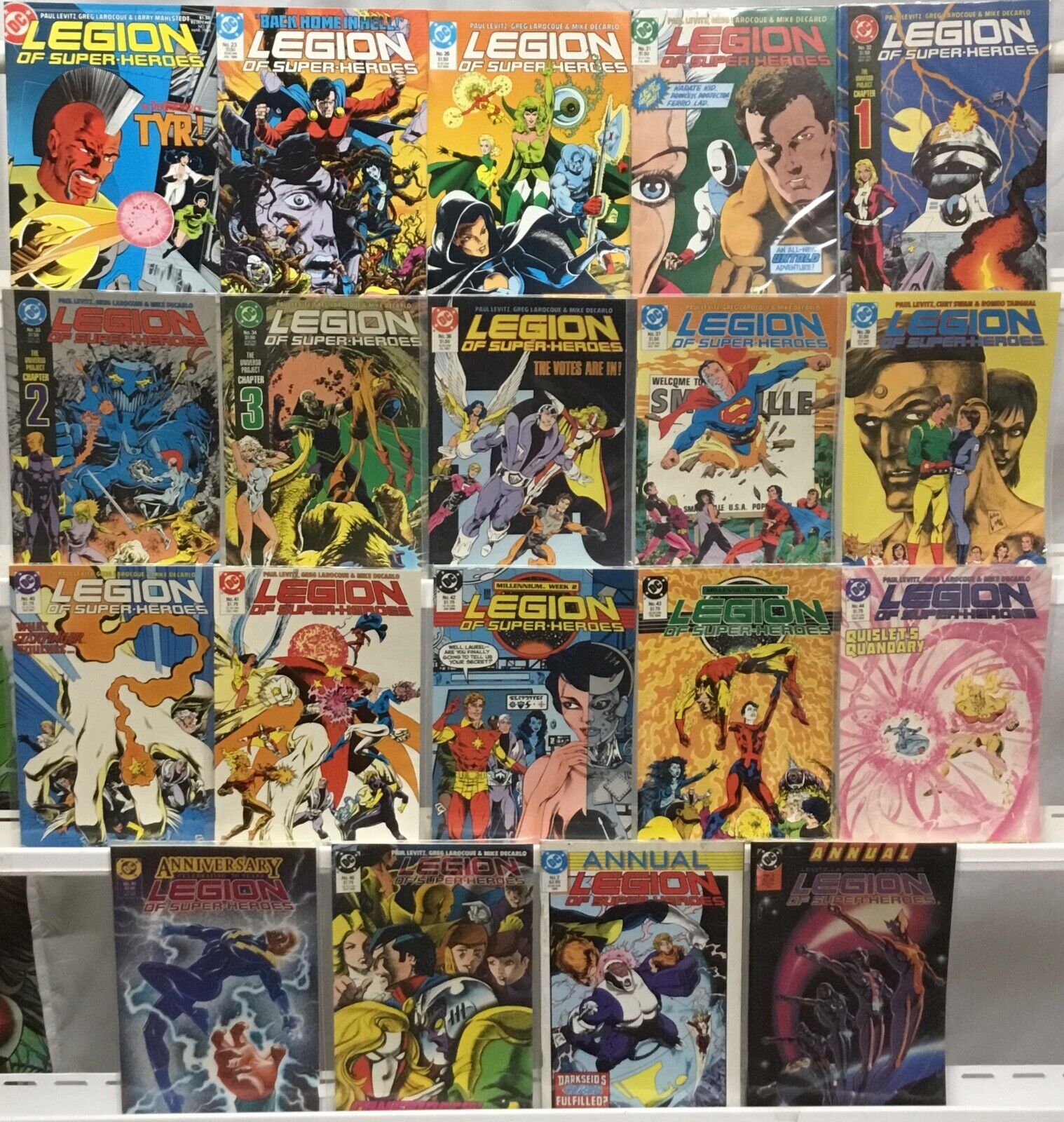 DC Comics - Legion of Super-Heroes 3rd Series - Comic Book Lot of 19 Issues