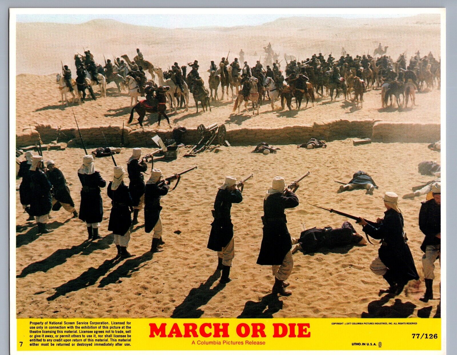 Gene Hackman in March or Die (1977) ❤ Original Movie Scene Photo K 477