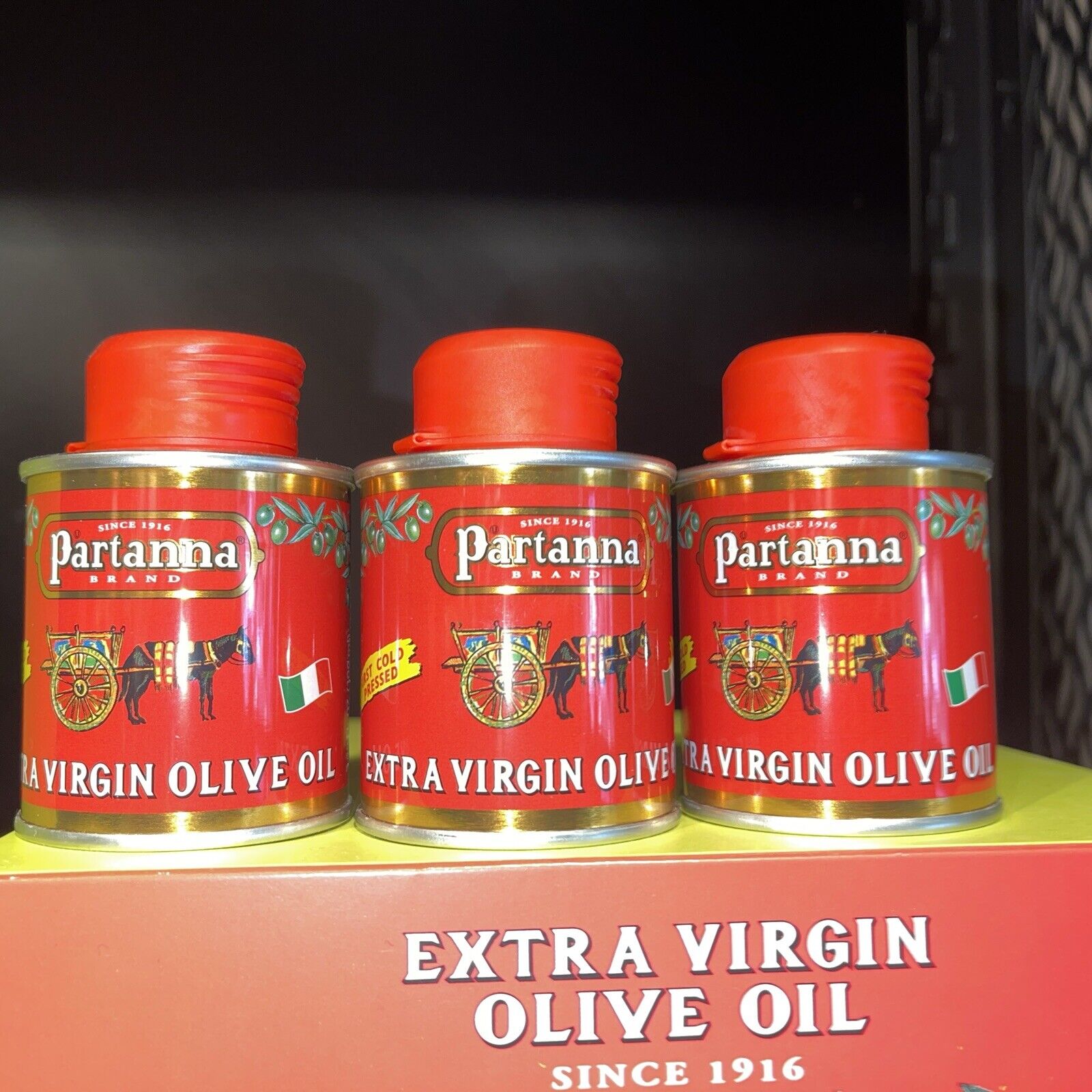 Starbucks Partanna Olive Oil 3.38 Oz. New Product LOT OF THREE 