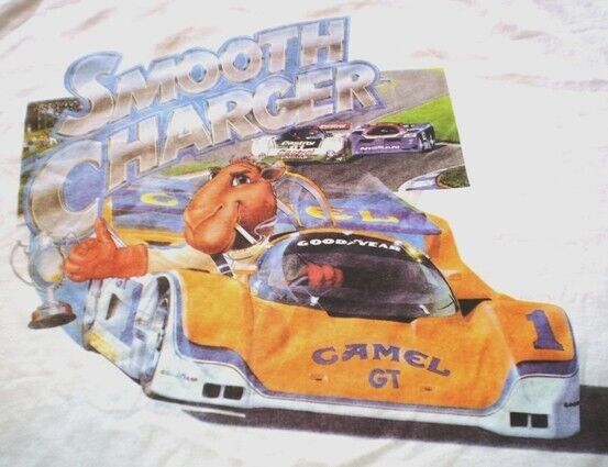 NEW VINTAGE CAMEL NISSAN 1991 GRAND PRIX OF MIAMI T-SHIRT OLD JOE ON THE BACK XL