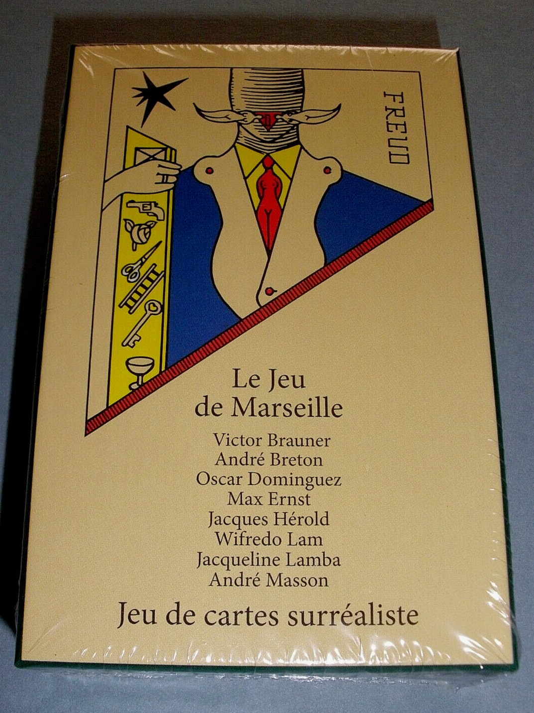 RARE LE GAME DE MARSEILLE SURREALIST PLAYING CARDS GRIMAUD 1983 NEW IN BOX SEALED