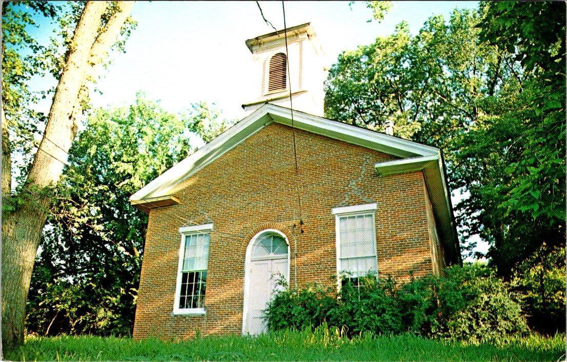 Brownville, NE Nebraska  METHODIST CHURCH Religion NEMAHA COUNTY Chrome Postcard