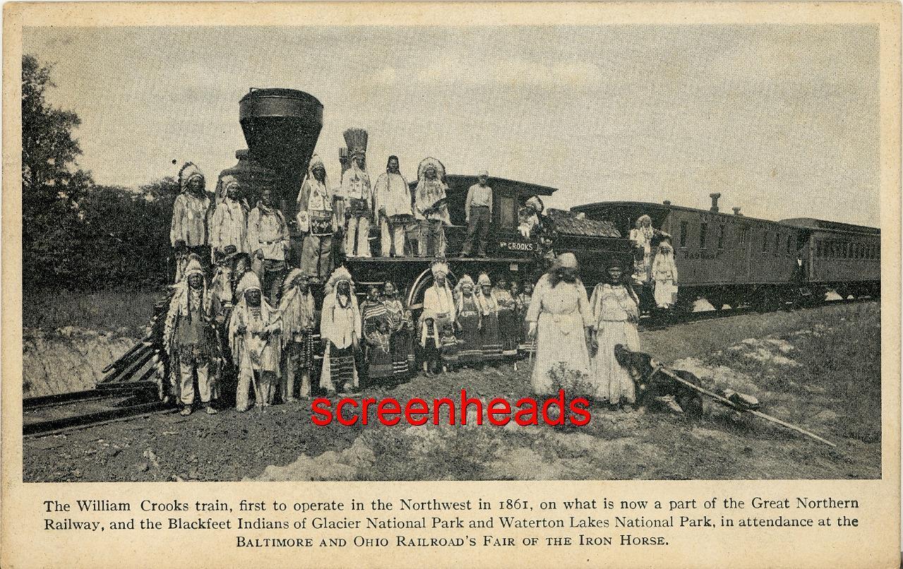 1927 POSTCARD Great Northern Railway \