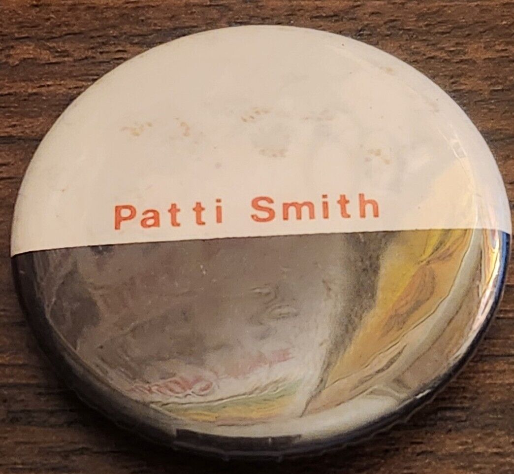 Vintage PATTI SMITH 70s/80s Pin