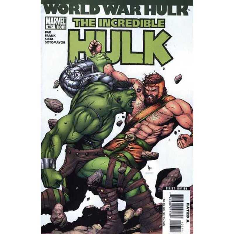 Incredible Hulk (2000 series) #107 in NM minus condition. Marvel comics [t{