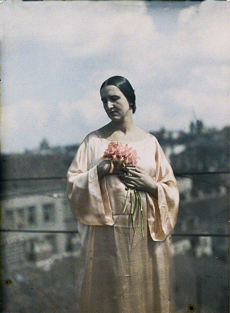 Anna Koppitz 1930 Autochrom Old Historic Photo