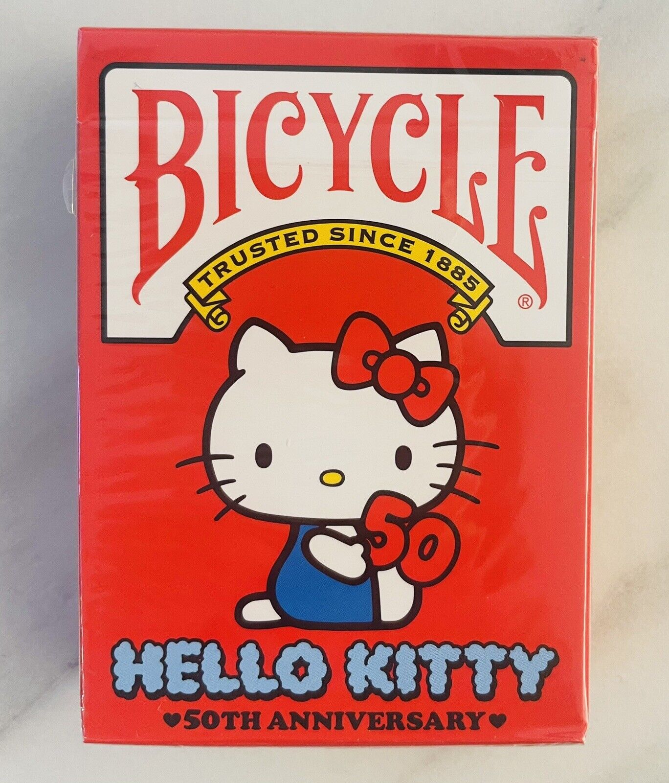 Bicycle Hello Kitty Playing Cards 50th Anniversary of Hello Kitty New,Sealed