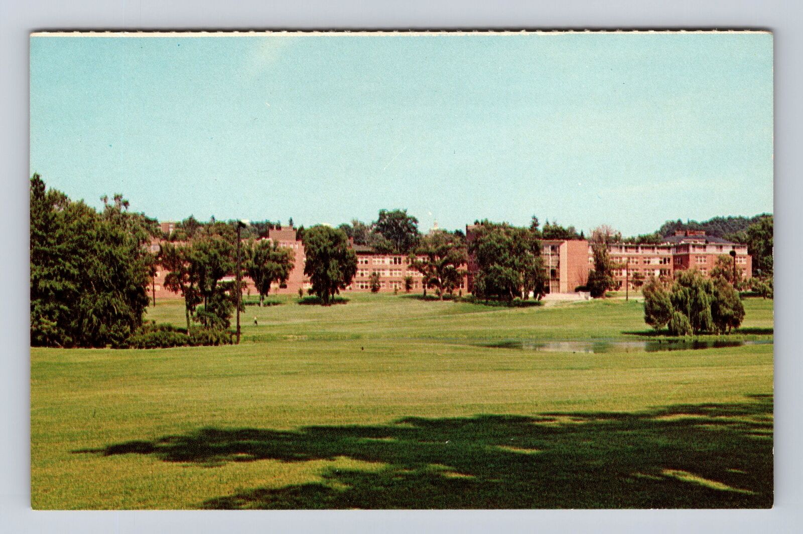 Amherst MA-Massachusetts, University Of Massachusetts, Antique Vintage Postcard