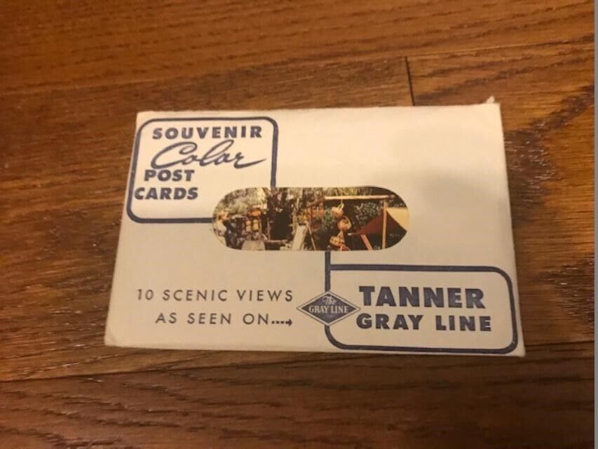 California Scenes Tanner Gray Line Souvenir Color Postcards Set Of 10 in Mailer