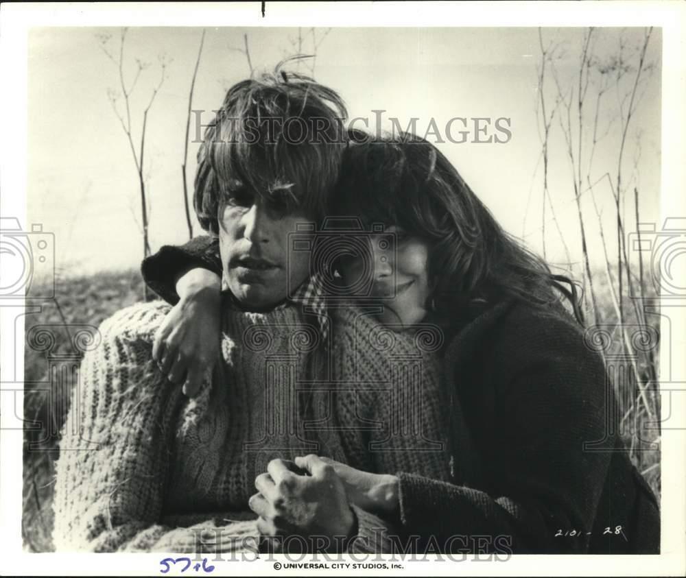 Press Photo Henry Winkler and Sally Field in a scene from \