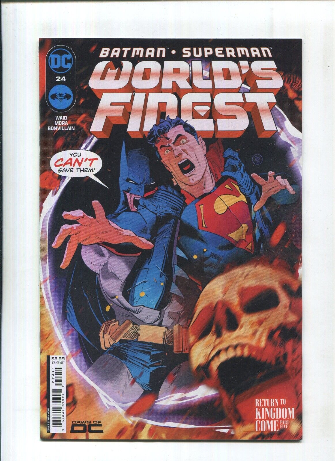 BATMAN/SUPERMAN: WORLDS FINEST #24 - DAN MORA MAIN COVER - DC COMICS/2024