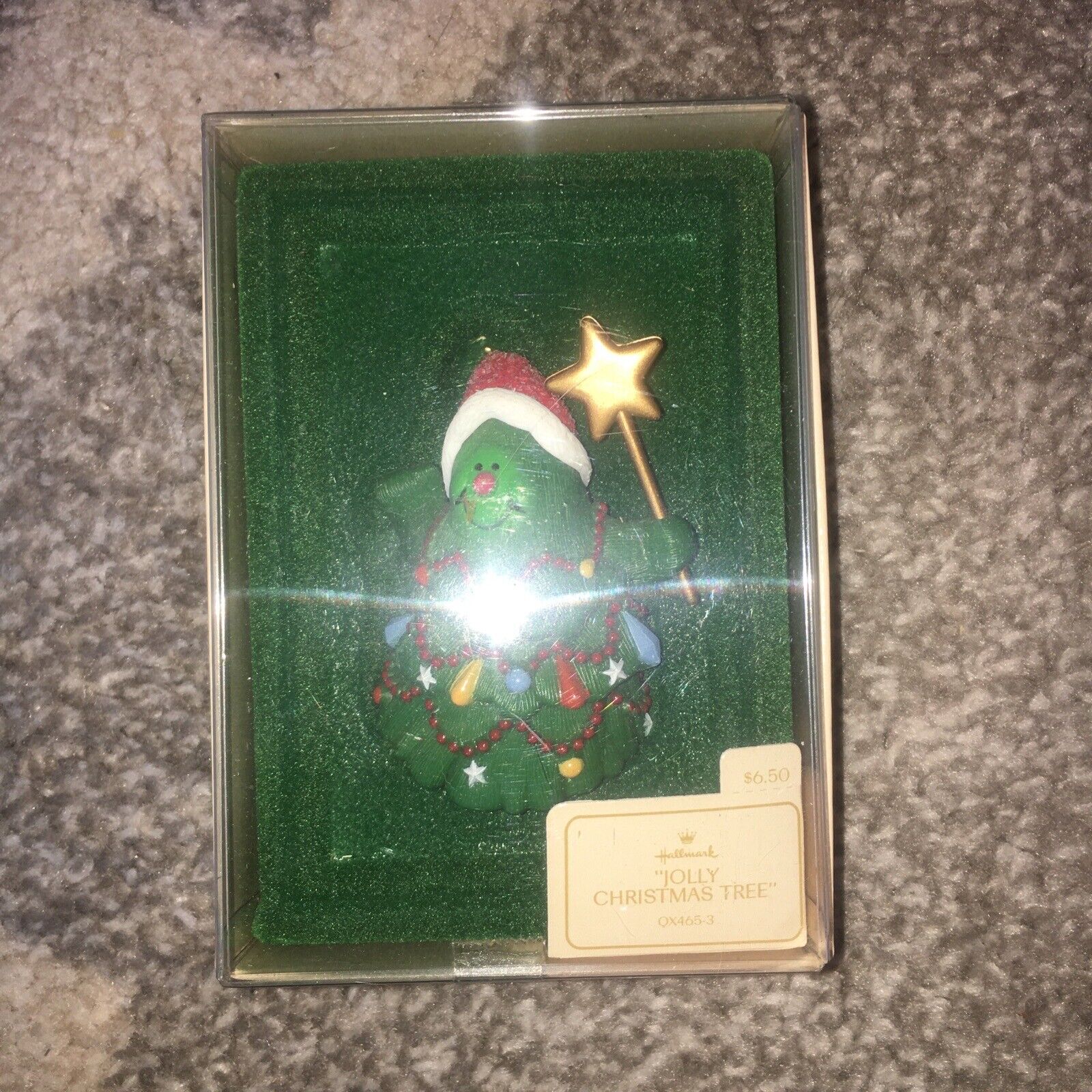 Vintage VGC 1982 Hallmark Keepsake Ornament Jolly Christmas Tree