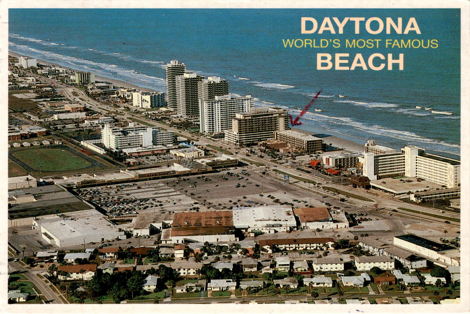 Daytona Beach, Bellair Plaza, Ormond Beach Postcard
