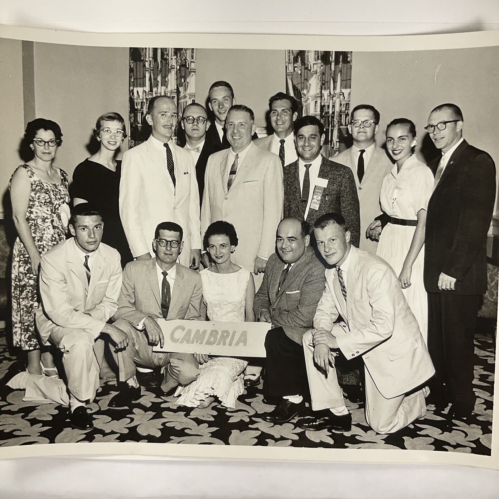 1958 Erie, PA Federation of Young Republicans Convention 8x10 Photo Cambria, PA