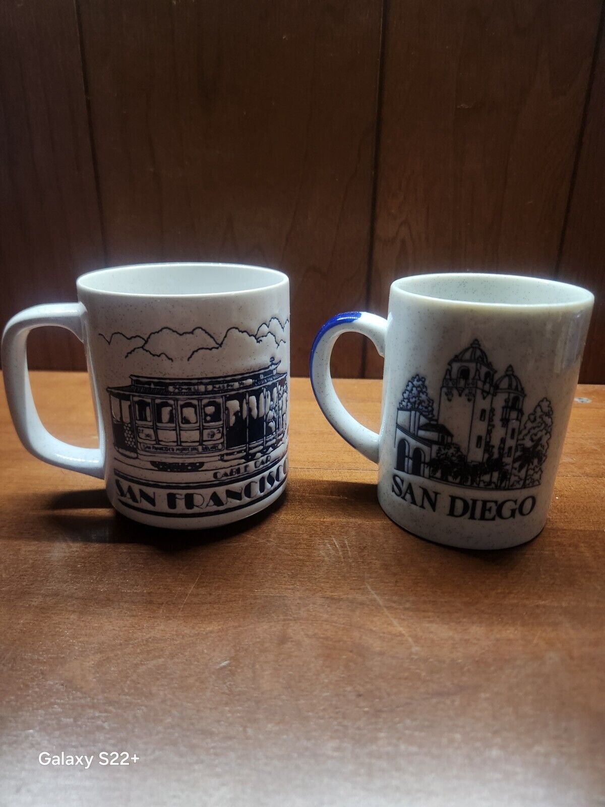 San Francisco and San Diego Coffee Mugs
