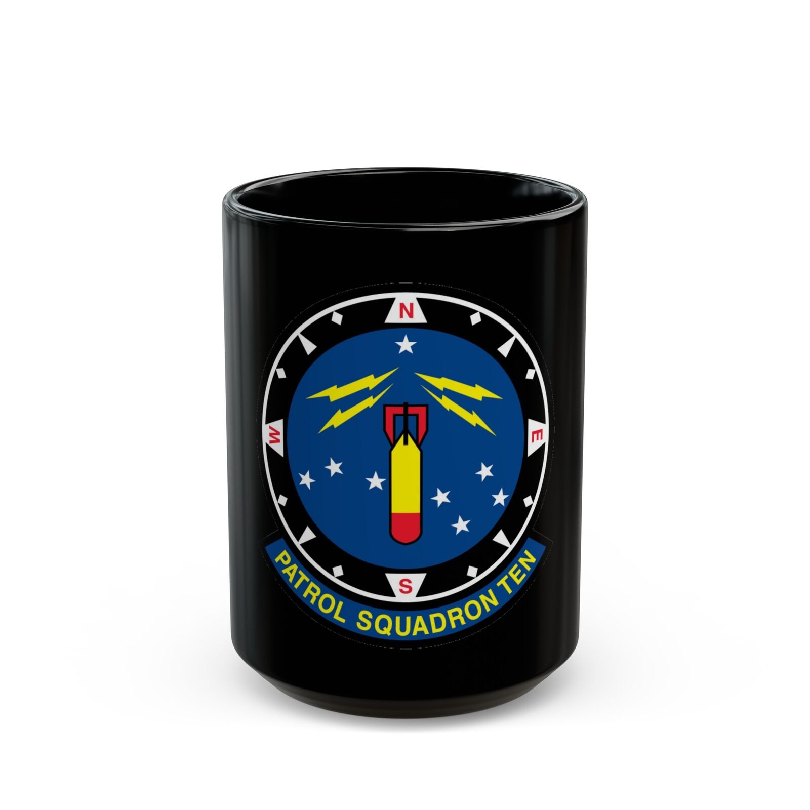 VP 10 Patrol Squadron Ten (U.S. Navy) Black Coffee Mug
