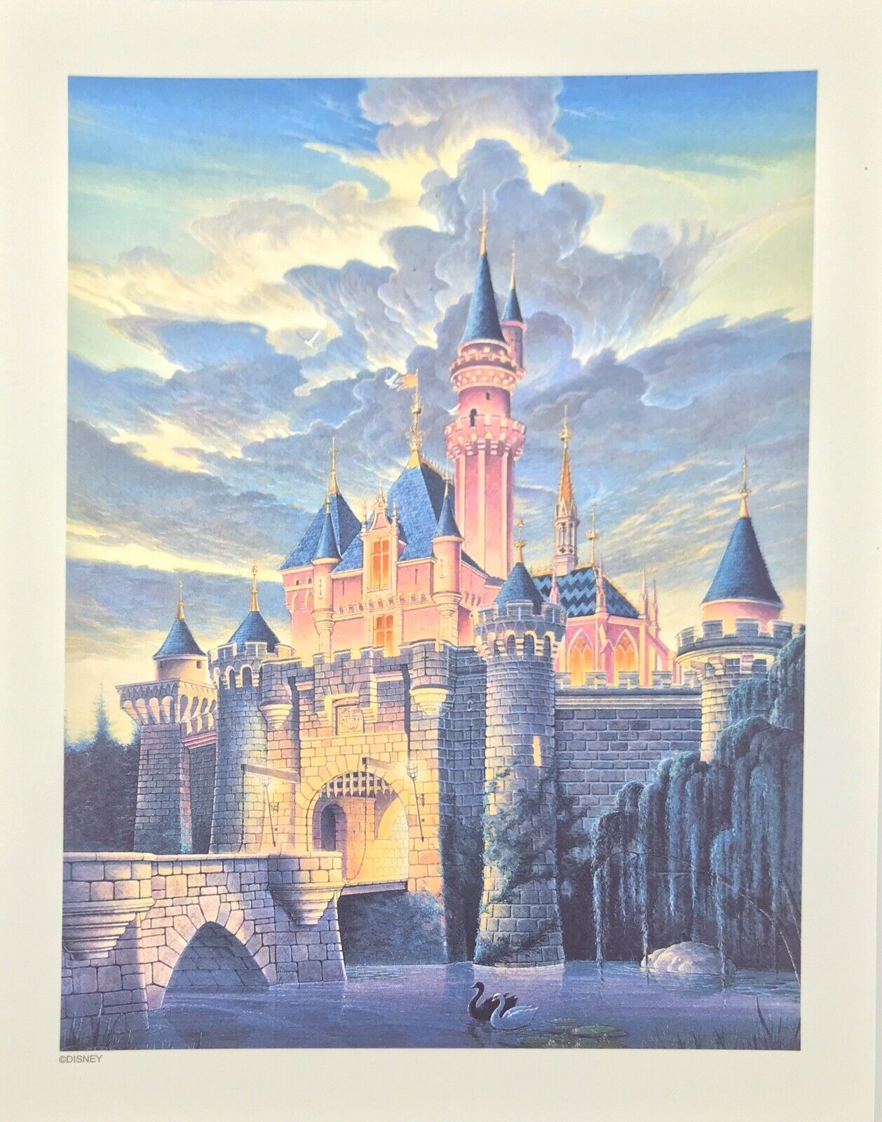Disney Randy Souders Disneyland Sleeping Beauty Castle Art Print