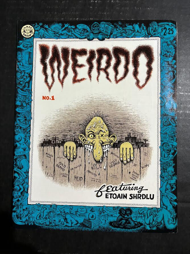MARCH 1981 WEIRDO NO. 1 FIRST ISSUE UNDERGROUND COMIC BOOK BY R. CRUMB