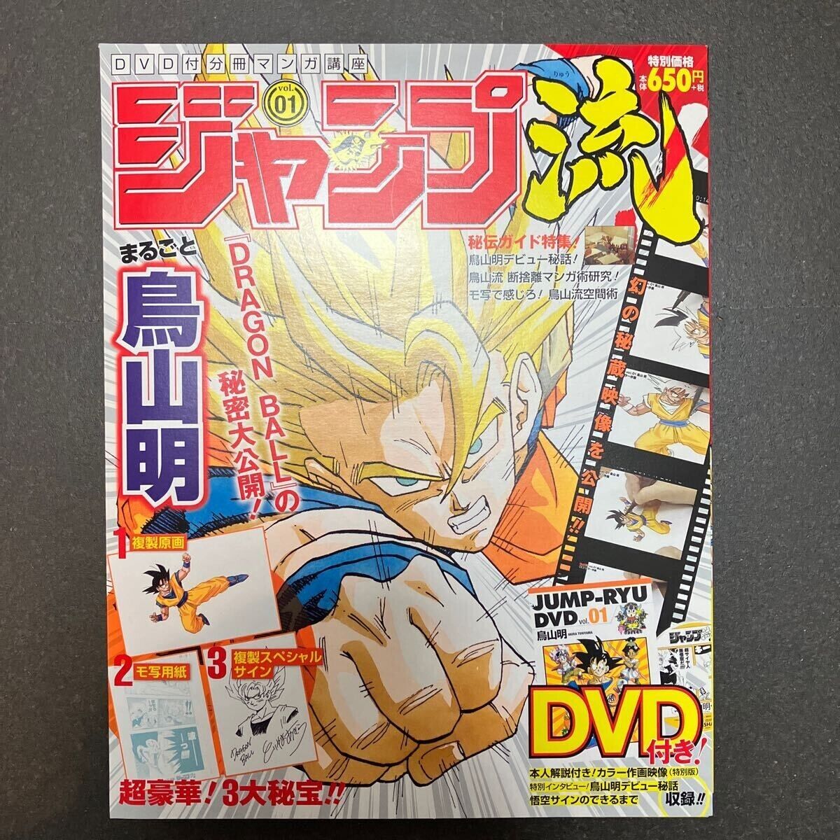 Akira Toriyama: Jump-Ryu vol.1 \'Dragon Ball\' With DVD (How to Draw Manga )Rare