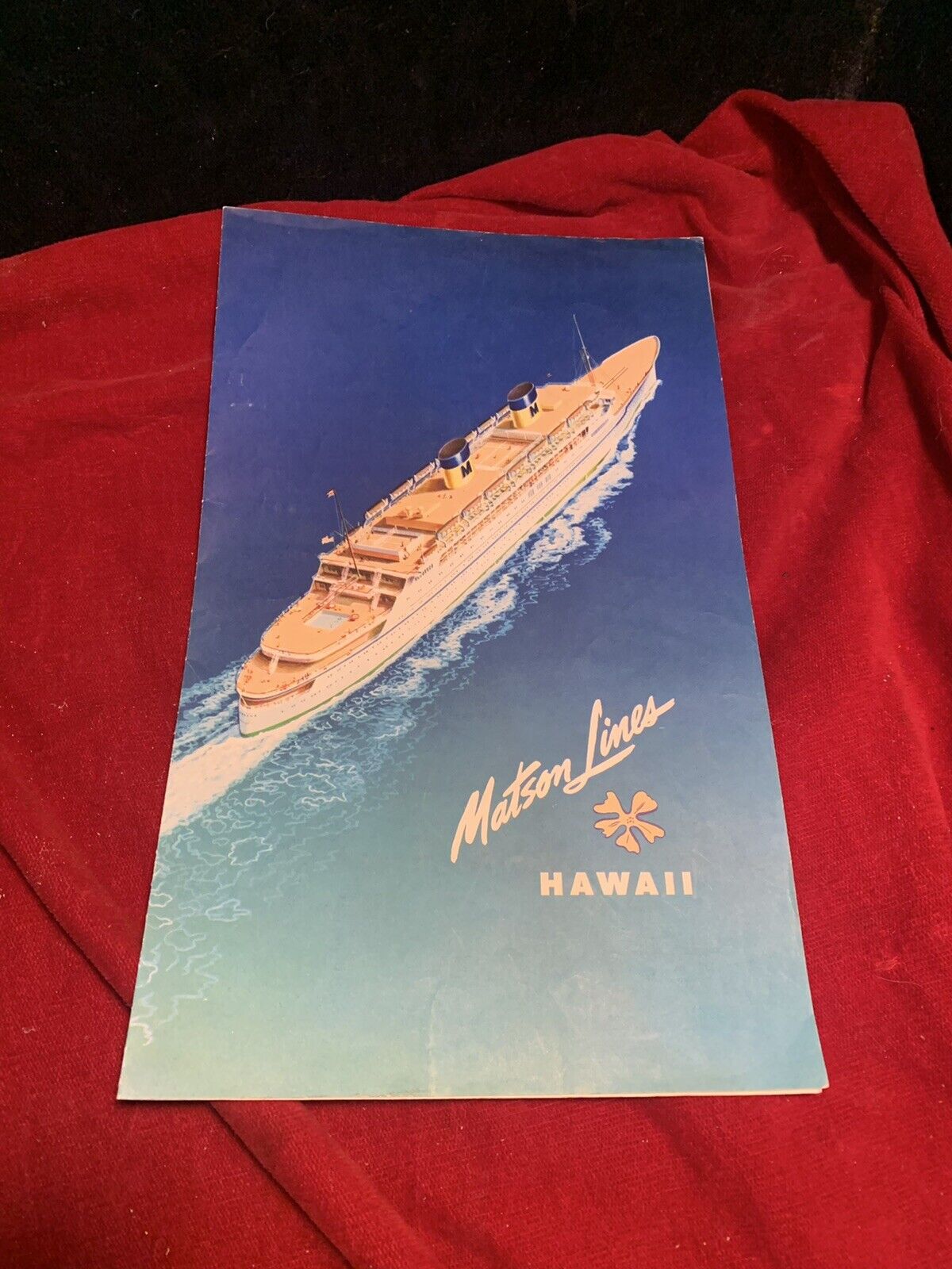 1950’s Hawaiian S.S. Lurline Cruise Ship  Matson Lines Passenger Manifest